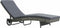 vidaXL - Ligbed - met - wielen - en - kussen - poly - rattan - antraciet