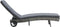 vidaXL - Ligbed - met - wielen - en - kussen - poly - rattan - antraciet