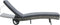 vidaXL - Ligbed - met - wielen - en - kussen - poly - rattan - antraciet