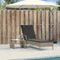 vidaXL - Ligbed - met - wielen - en - kussens - poly - rattan - lichtgrijs