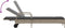 vidaXL - Ligbed - met - wielen - en - kussens - poly - rattan - lichtgrijs