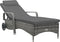 vidaXL - Ligbed - met - wielen - poly - rattan - antraciet