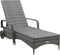 vidaXL - Ligbed - met - wielen - poly - rattan - antraciet