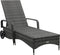 vidaXL - Ligbed - met - wieltjes - poly - rattan - grijs