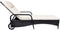 vidaXL - Ligbed - met - wieltjes - poly - rattan - zwart