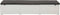 vidaXL - Ligbed - met - zwart - kussen - poly - rattan - wit