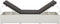 vidaXL - Ligbed - met - zwart - kussen - poly - rattan - wit