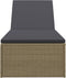 vidaXL - Ligbed - poly - rattan - bruin - en - donkergrijs