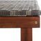 vidaXL - Ligbed - poly - rattan - en - massief - acaciahout - grijs