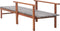 vidaXL - Ligbed - poly - rattan - en - massief - acaciahout - grijs