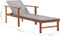 vidaXL - Ligbed - poly - rattan - en - massief - acaciahout - grijs