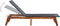 vidaXL - Ligbed - poly - rattan - en - massief - acaciahout