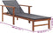 vidaXL - Ligbed - poly - rattan - en - massief - acaciahout - zwart