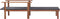 vidaXL - Ligbed - poly - rattan - en - massief - acaciahout - zwart
