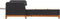 vidaXL - Ligbed - poly - rattan - en - massief - acaciahout - zwart