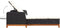 vidaXL - Ligbed - poly - rattan - en - massief - acaciahout - zwart