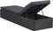 vidaXL - Ligbed - poly - rattan - zwart - en - donkergrijs