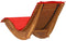 vidaXL - Ligbed - schommelend - met - kussen - massief - acaciahout