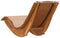 vidaXL - Ligbed - schommelend - met - kussen - massief - acaciahout