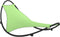 vidaXL - Ligbed - schommelend - met - wieltjes - staal - en - textileen - stof - groen