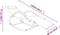 vidaXL - Ligbed - schommelend - staal - en - textileen - crèmekleurig