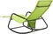 vidaXL - Ligbed - staal - en - textileen - groen