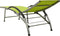 vidaXL - Ligbed - textileen - en - aluminium - groen