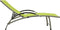 vidaXL - Ligbed - textileen - en - aluminium - groen