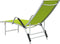 vidaXL - Ligbed - textileen - en - aluminium - groen