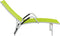 vidaXL - Ligbed - textileen - en - aluminium - groen
