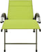 vidaXL - Ligbed - textileen - en - aluminium - groen
