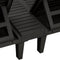 vidaXL - Ligbed - tweepersoons - 155x138x83 - cm - polypropeen - zwart