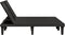 vidaXL - Ligbed - tweepersoons - 155x138x83 - cm - polypropeen - zwart