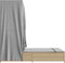 vidaXL - Ligbed - tweepersoons - met - dak - en - gordijn - poly - rattan - beige