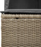 vidaXL - Ligbed - tweepersoons - met - dak - en - gordijn - poly - rattan - lichtgrijs