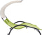 vidaXL - Ligbed - tweepersoons - met - luifel - textileen - groen