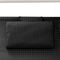 vidaXL - Ligbed - tweepersoons - met - luifel - textileen - zwart