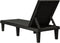 vidaXL - Ligbedden - 2 - st - 155x58x83 - cm - polypropeen - zwart