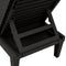 vidaXL - Ligbedden - 2 - st - 155x58x83 - cm - polypropeen - zwart