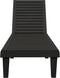 vidaXL - Ligbedden - 2 - st - 155x58x83 - cm - polypropeen - zwart