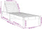 vidaXL - Ligbedden - 2 - st - 199,5x60x74 - cm - massief - grenenhout - bruin