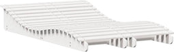 vidaXL - Ligbedden - 2 - st - 205x60x31,5 - cm - massief - grenenhout - wit