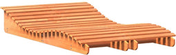 vidaXL - Ligbedden - 2 - st - 205x60x31,5 - cm - massief - grenenhout - wasbruin