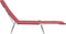 vidaXL - Ligbedden - 2 - st - inklapbaar - staal - en - stof - rood