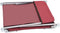 vidaXL - Ligbedden - 2 - st - inklapbaar - staal - en - stof - rood