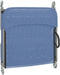 vidaXL - Ligbedden - 2 - st - inklapbaar - textileen - en - staal - blauw