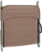 vidaXL - Ligbedden - 2 - st - inklapbaar - textileen - en - staal - bruin