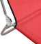 vidaXL - Ligbedden - 2 - st - inklapbaar - textileen - en - staal - rood