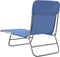 vidaXL - Ligbedden - 2 - st - inklapbaar - textileen - en - staal - blauw