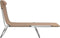 vidaXL - Ligbedden - 2 - st - inklapbaar - textileen - en - staal - taupe